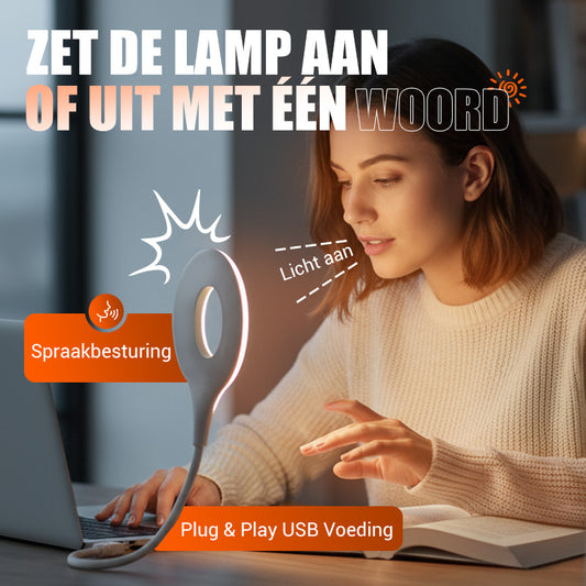 🔥Hot Sale 50% KORTING🔥Spraakgestuurde LED-USB-lamp