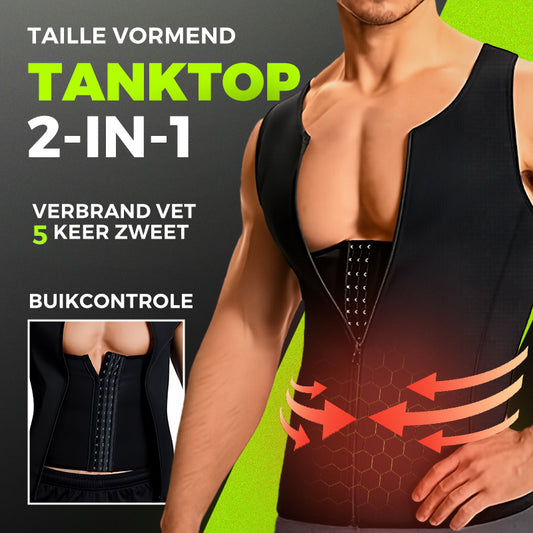 ⚡2025 HOT SALE 50% KORTING 🔥Mannen's Rits Buiktrainer Trim Vest