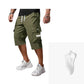 ⏳ LAATSTE DAG SOLDEN 50% KORTING!! 📢 Heren Casual Capri Cargobroek met Trekkoord