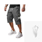 ⏳ LAATSTE DAG SOLDEN 50% KORTING!! 📢 Heren Casual Capri Cargobroek met Trekkoord