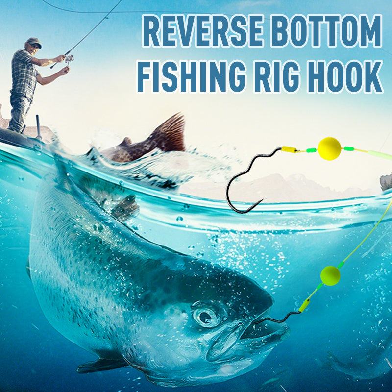 🔥🔥Buy 3 Get 2 Free 🎁Reverse Bottom Fishing Rig Hook – nulyely
