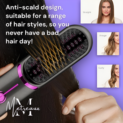 💇 Exclusieve Premium Aanbieding -50%! ✨ Draadloze Keramische Stijltangkam – Perfect voor Thuis, Commuter & Auto 🚗 | 3 Temperatuurstanden, Anionen & Anti-Brand ✨