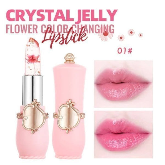 💥Kerstaanbieding 49% KORTING💋Crystal Jelly Bloem Lipstick die van Kleur Verandert💄