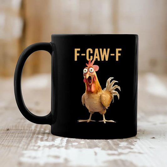 🔥55% KORTING!!⚡50.000+ VERKOCHT! Bijna uitverkocht-💥F-Caw-F Grappige kippenmok