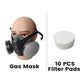 🔥Beperkte korting van 50%!🔥Geactiveerd koolstof antistof gasmasker met dubbele tank