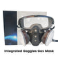 🔥Beperkte korting van 50%!🔥Geactiveerd koolstof antistof gasmasker met dubbele tank
