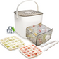 ☀️Zomeruitverkoop 50% Korting 🧊Draagbare ijsmaker met deksel en opbergdoos