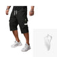 ⏳ LAATSTE DAG SOLDEN 50% KORTING!! 📢 Heren Casual Capri Cargobroek met Trekkoord