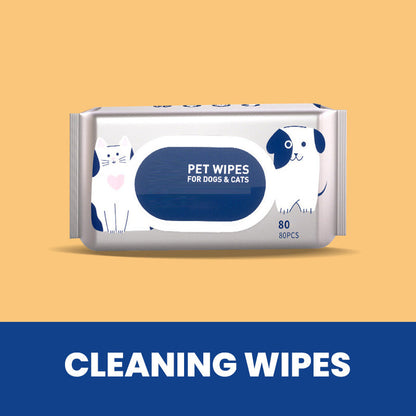 Non-washable Pet Cleaning Wipes without Irritation