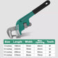 Straight Pipe Wrench with Adjustable Jaw