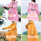 Reusable Hooded Raincoat with Mask for Adults