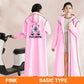 Reusable Hooded Raincoat with Mask for Adults