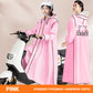Reusable Hooded Raincoat with Mask for Adults