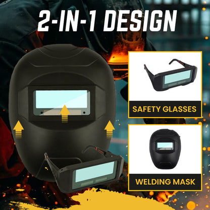 🌟 Split 2-in-1 Welding Face Shield