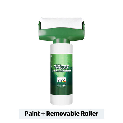 Mild Formula White Wall Paint with Roller