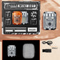 Mini Transparent Body Dual Head Magnetic Electric Shaver