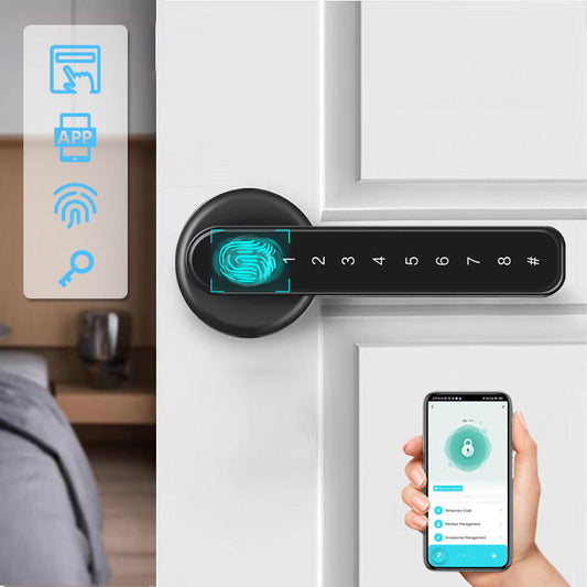 Gratis verzending🔥 Vingerafdruk Smart Door Lock Handle met Bluetooth APP controle