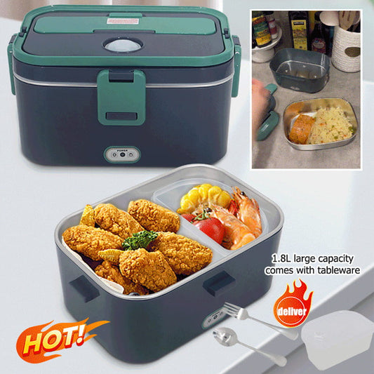 Portable Electric Lunch Box Food Heater Set