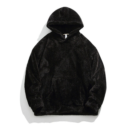 🍂 Seasonal Specials ❄️Men's Thickened Loose Fuzzy Hooded Sweatshirt