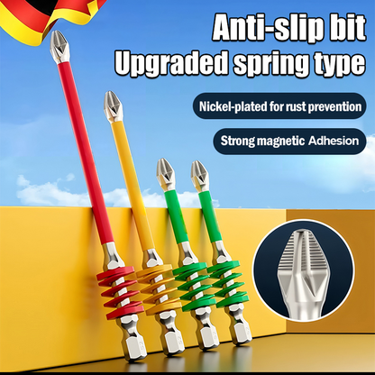 🔥Bestverkocht: Halve Prijs🔥 Antislip Magnetische Phillips Bit met Veer