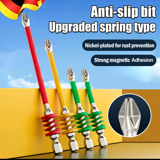 🔥Bestverkocht: Halve Prijs🔥 Antislip Magnetische Phillips Bit met Veer