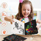 🌈【Koop 1, krijg 1 gratis】Creatief regenboog kraskunstnotitieboek - Laat de kunstenaar in je los! Complete set met sjablonen en stylussen - Ideaal voor stressverlichting, creatief cadeau voor kinderen en volwassenen ✨