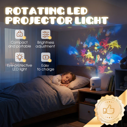 🥳HETE UITVERKOOP 2026🥳💞Meer dan 50.000 verkocht! Draaibare LED-projector met dynamisch lichteffect