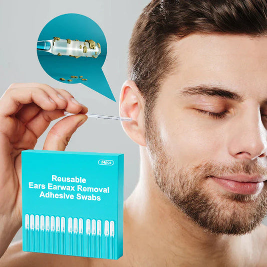 🔥Laatste dag van de uitverkoop 50% korting🔥👂Herbruikbare kleefstaafjes voor het verwijderen van oorsmeer