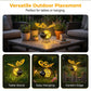 🐝🧡 TIJDELIJK 50% KORTING! Deze bij met kralen hartvleugels en warme oranje gloed steelt de show in elke tuin. Hang 'm aan het hek, de muur, of in de kinderkamer – weerbestendig, vervaagt nooit, en cadeau-waardig!