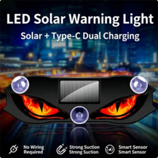 🚗🔆 Zonne-energie LED-auto-waarschuwingslamp – 50% KORTING! Zonne-energie, weerbestendig, automatische activering in het donker – voor meer veiligheid langs de weg. 🔥🛡️